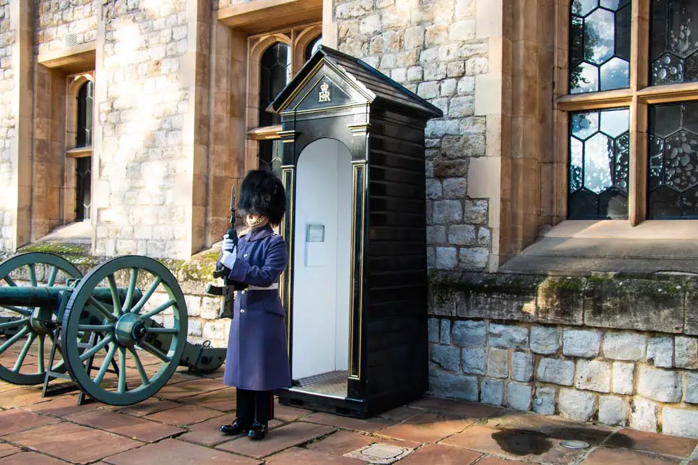 Royal Guard in London im Vereinigten Königreich